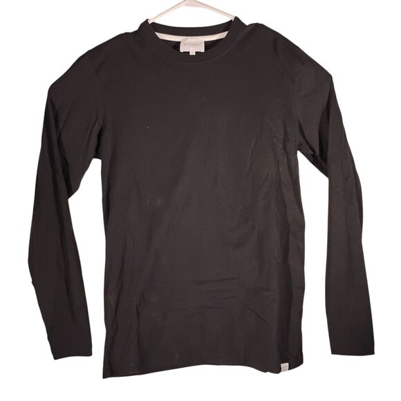Norse Projects tshirt mens M Medium black long sleeve crew neck cotton - Picture 1 of 8